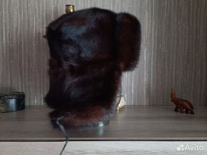 Норковая шапка мужская размер 57-58