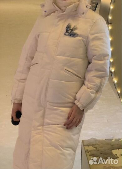 Пуховик женский длинный 42 44