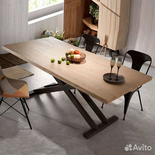 Обеденный стол лофт под заказ