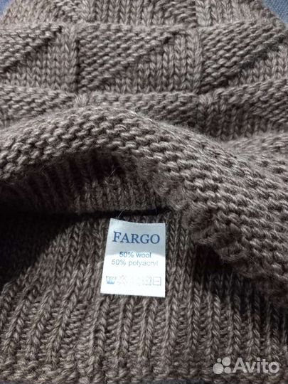 Шапка зимняя женская вязанная