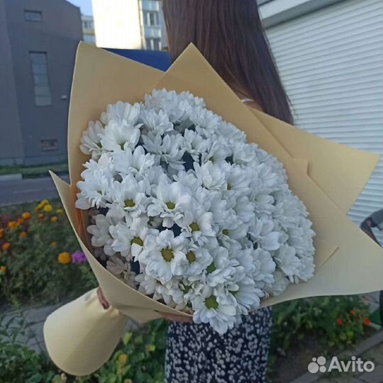 Букет из хризантем