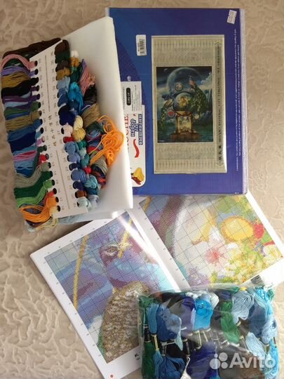 Набор для вышивки, вышивка