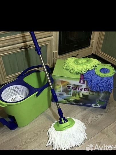 Ведро со шваброй с отжимом Greenway