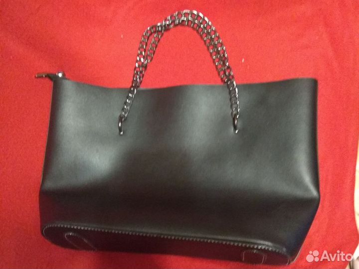 Сумка женская тоут ручки-цепочки