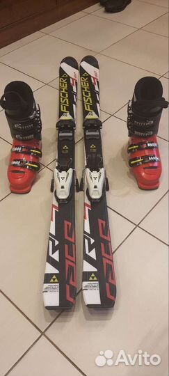 Горнолыжные ботинки и лыжи детские