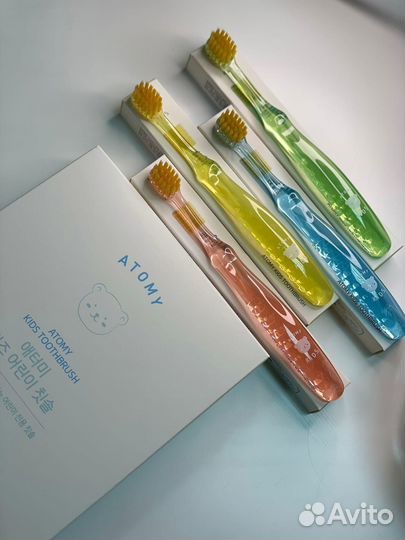 Atomy kids детская зубная щетка (с 6 месяцев до 7