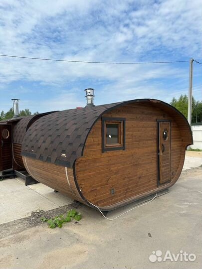 Баня бочка