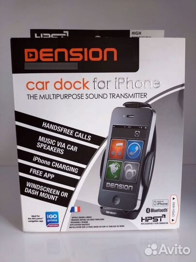 AUX,BT,FMдок-станция Dension IPH1CR0 для iPhone3/4