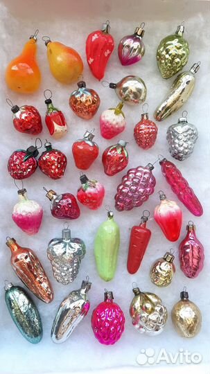 Елочные игрушки СССР