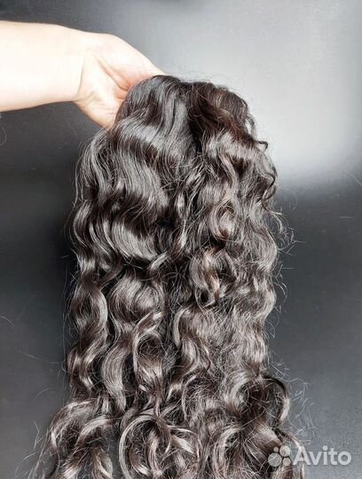 Волосы для наращивания Exclusive в срезе, кудри