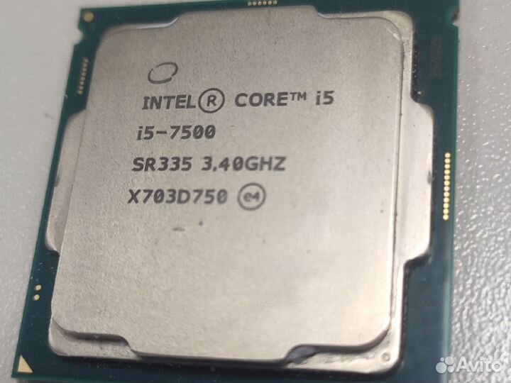 Процессор intel core i5 7500 LGA 1151 6500