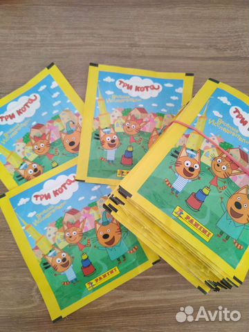 Наклейки три кота