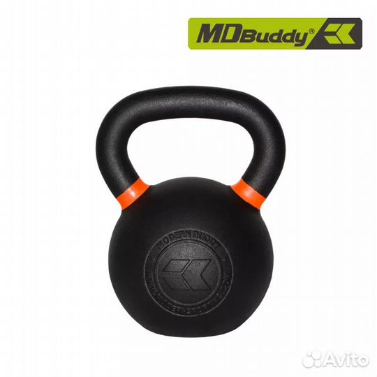Гиря железная с цветными кольцами MD Buddy MD2219