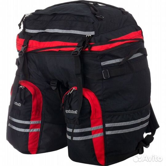 Велосипедная сумка велоштаны рюкзак, 60 л