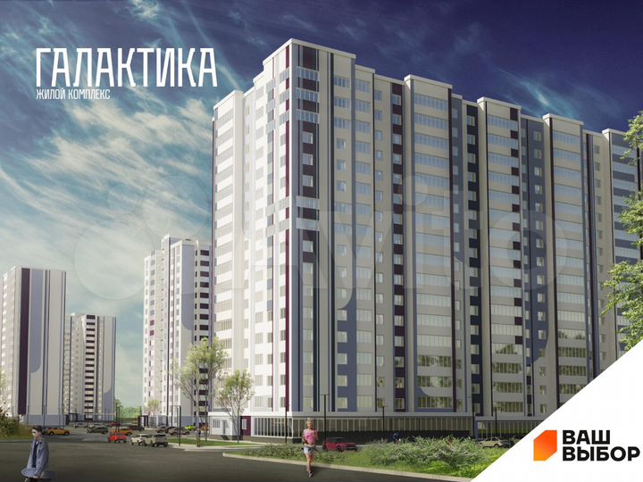 1-к. квартира, 40,4 м², 10/17 эт.