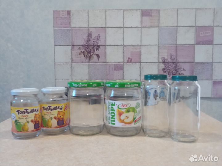 Банки стеклянные с винтовой крышкой твист