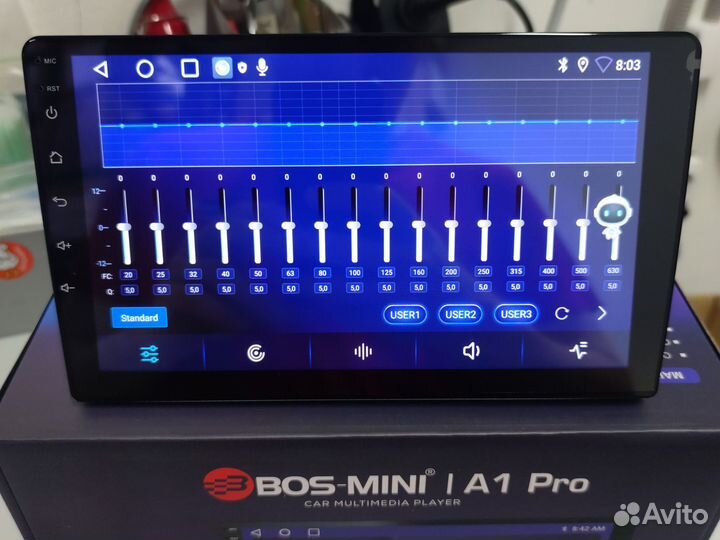 Магнитола Bos-Mini A1Pro 4/64,DSP, Android 12