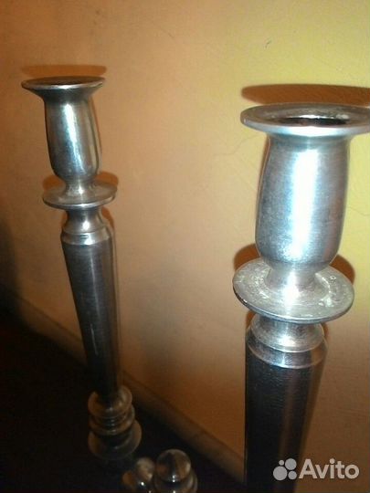Подсвечник нержавейка старина СССР