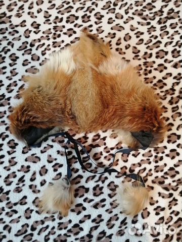 Шапка лисья натуральная