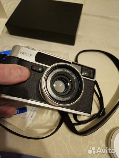 Фотоаппарат Konica hexar silver пленочный