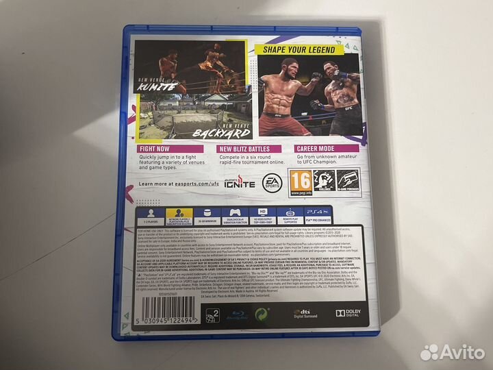 Игры на ps4 UFC 4