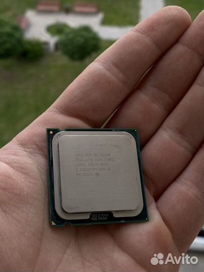 Процессор Intel pentium dual core