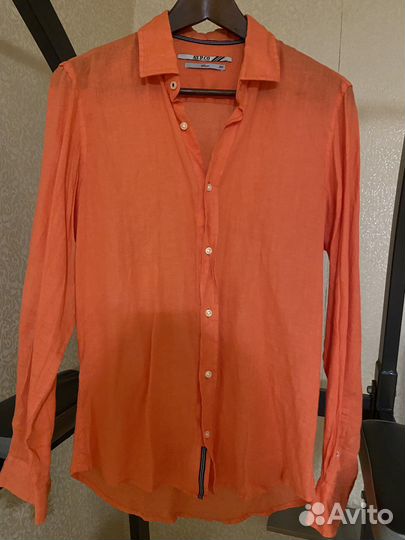Рубашка Италия лён новая р-р 39