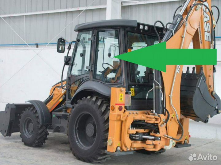 Стекло Case 570 ST кузовное левое заднее (закаленное)