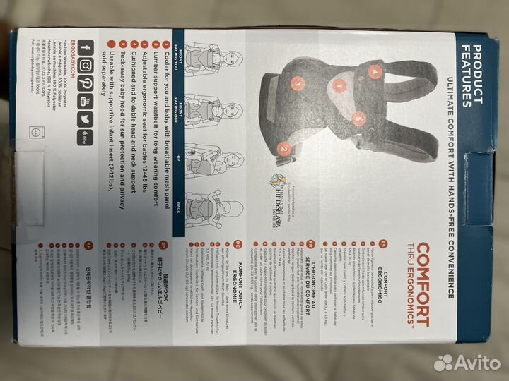 Детский рюкзак кенгуру