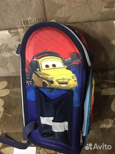 Рюкзак школьный тачки новый