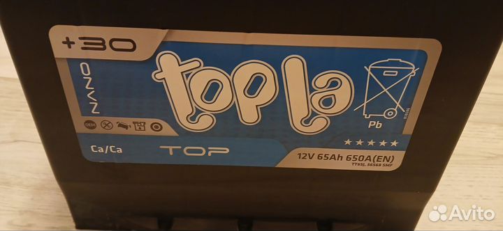 Аккумулятор topla 65