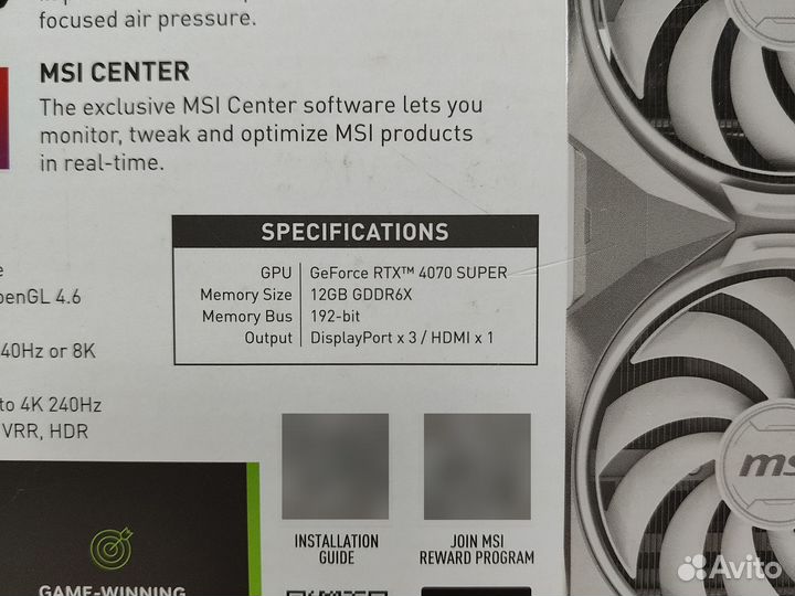 RTX 4070 Super 12 Gb