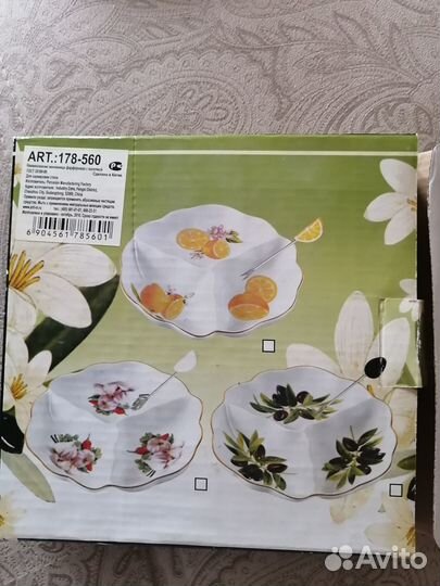 Новая менажница + вилочка