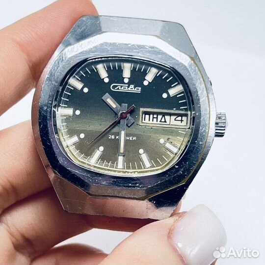 Часы СССР Слава Алмаз 26 камней