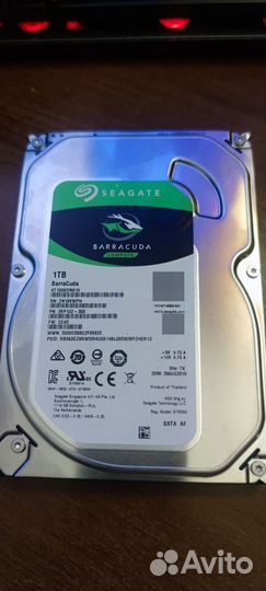 Жесткий диск 1 тб Seagate barracuda
