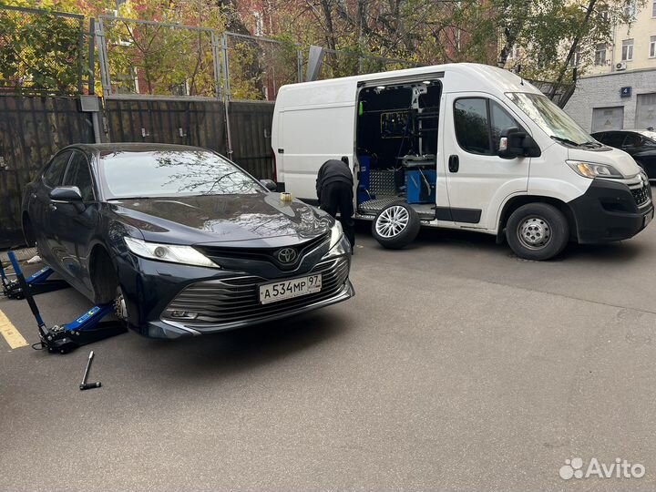 Выездной шиномонтаж — ремонт шин, колес и порезов