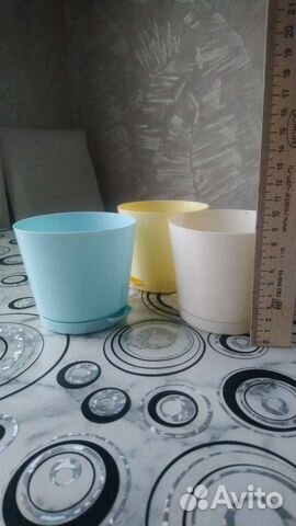 Горшок для цветов с поддоном