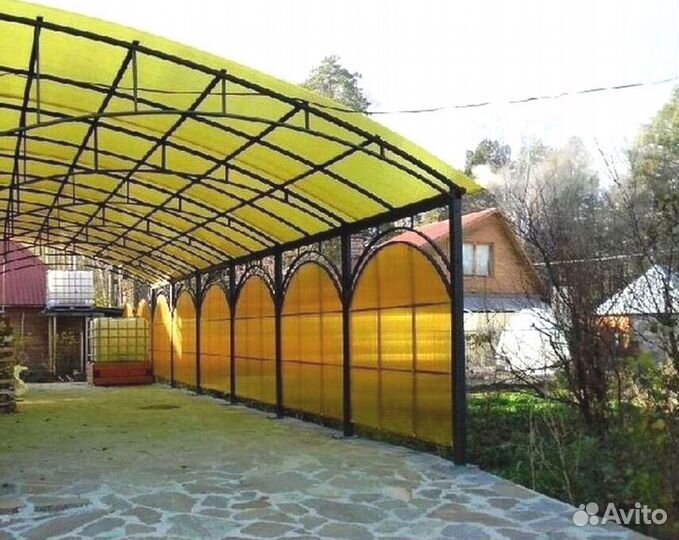 Навесы из поликарбоната от производителя