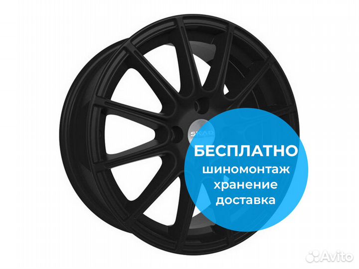 R16 4x100 7J ET38 D67,1 Скад LeMans Черный барxат