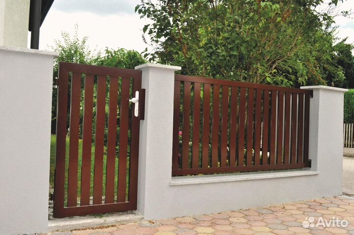 Забор металлический