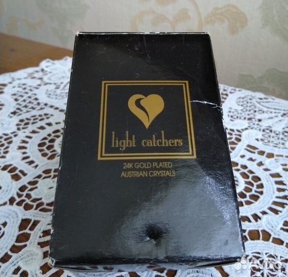 Котик котенок кристаллы Сваровски Swarovski