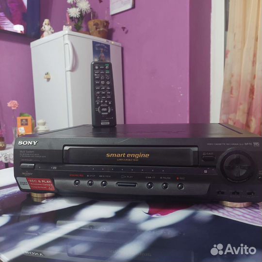 Видеомагнитофон sony slv SP70