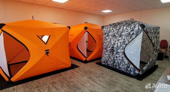 Палатка зимняя для зимней рыбалки cube