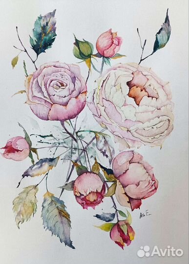 Картина акварельная 