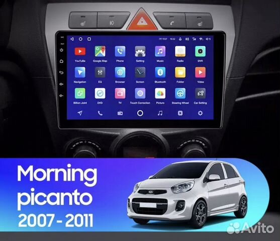 Штатная магнитола Kia Morning picanto 07-2011 1-16