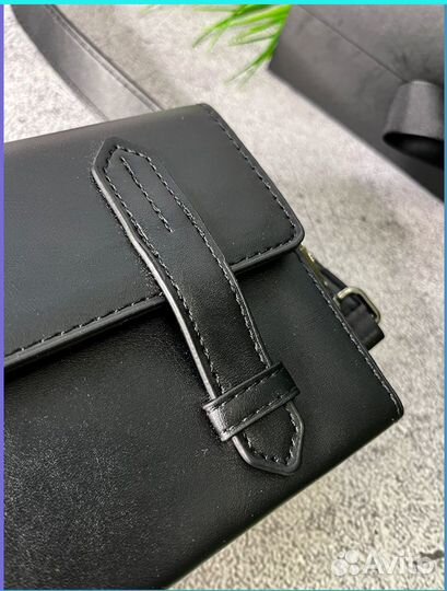 Барсетка из кожи мужская сумка