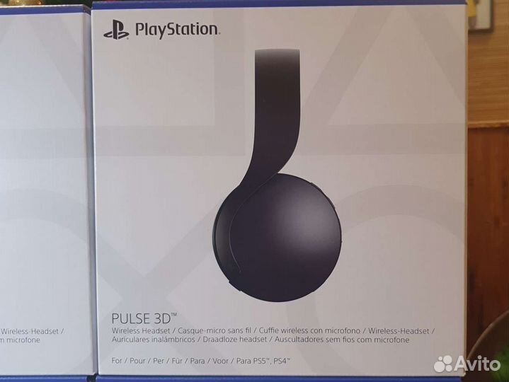 Гарнитура PS5 Pulse 3D Белая и Чёрная Новая