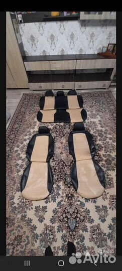 Автомобильные чехлы из экокожи для volkswagen polo