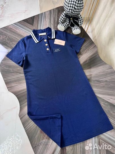 Платье поло Miu Miu lux