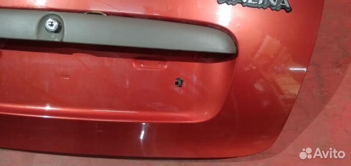 Калина седан крышка багажника красная
